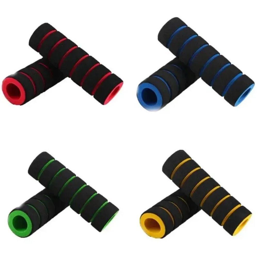 Anti-slip Bicycle Grips Cover Shock-absorbing Bike Sponge Foam Grips Cover  Cycling