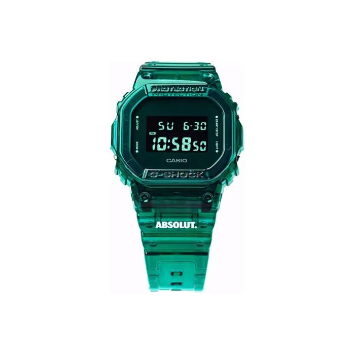 

CASIO Women s G-SQUAD Series Black Watch DW-5600SB-3PRABS Green Regular Watch Box