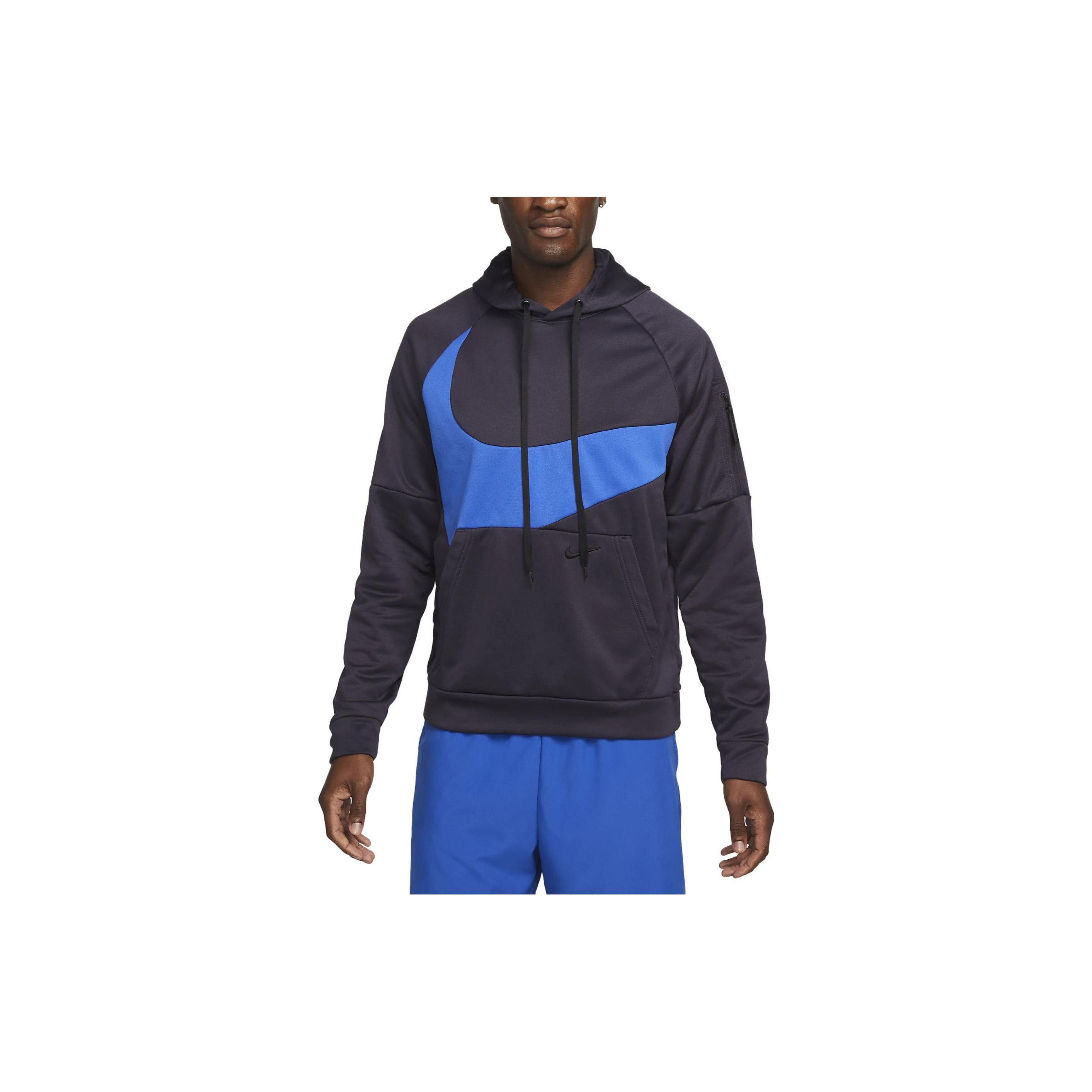 

Nike Logo Print Oversized Pocket Hoodie Men hoodies Purple DQ5401-540 M