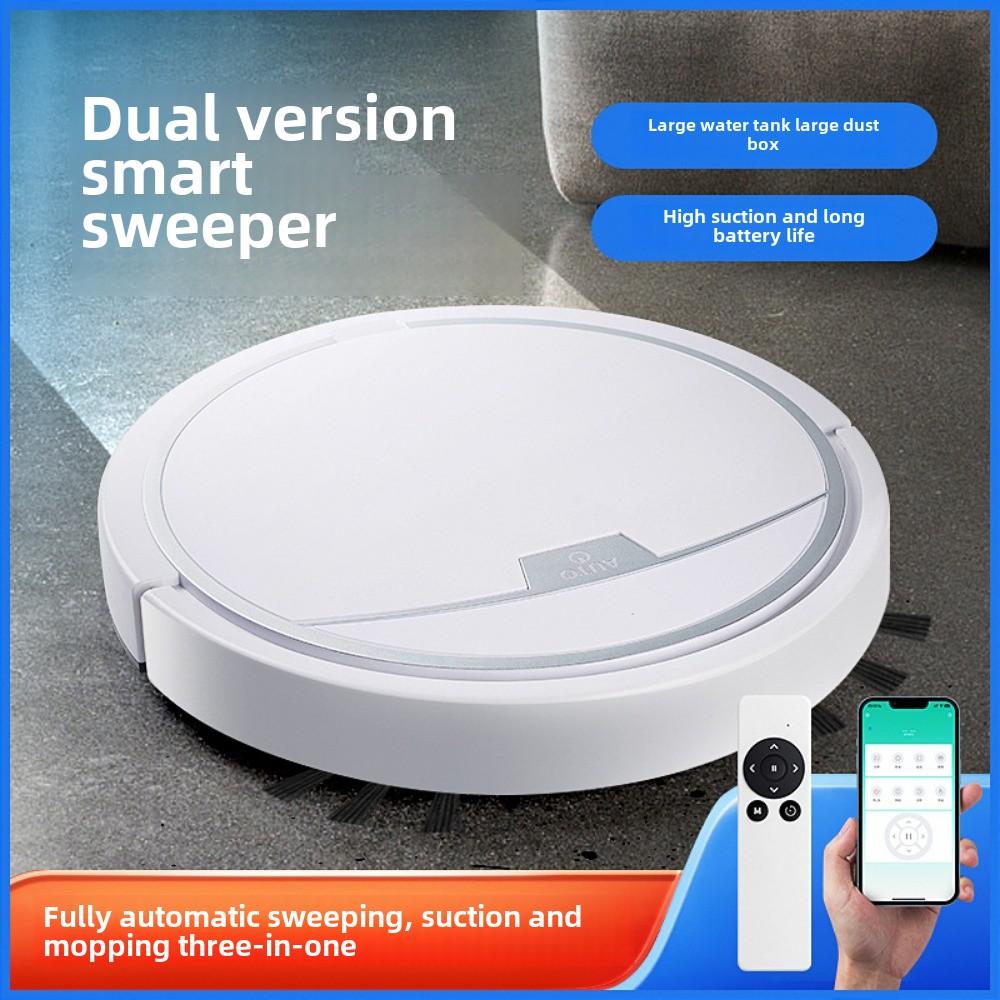 Inteligentní robot pro domácnost s čističem vodní nádrže Vysavač Zametání a tažení tři v jednom