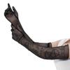 Long Sleeve Gothic Pattern Gloves Wedding Party Bride Mittens Sexy Lace Full Finger Gloves Outdoor Cycling Costume