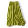 Summer Double-layered Thin Mid-length Skirt for Women