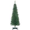 Artificial Christmas Tree Narrow 150cm with 294 Branches and Detachable Base Easy To Assemble Green