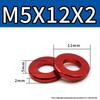 Colorful Aluminum Alloy Flat Washer & Spacer (M4/M5/M6/M8)