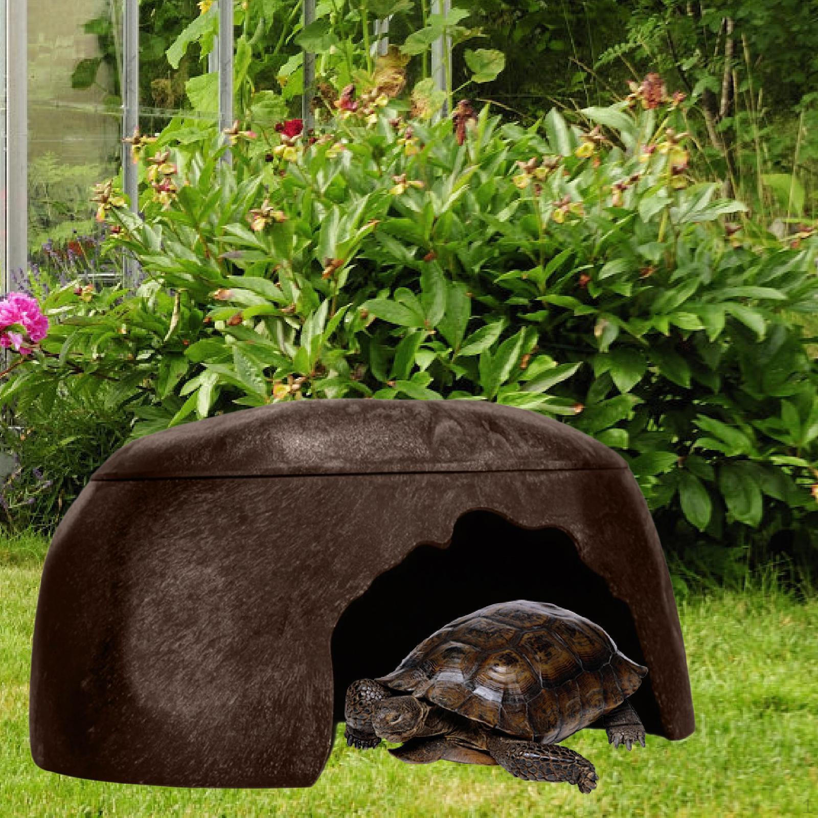 

Turtle Humidification Shelter Landscaping Cave Easy Maintenance Convenient Portable Sturdy Versatile