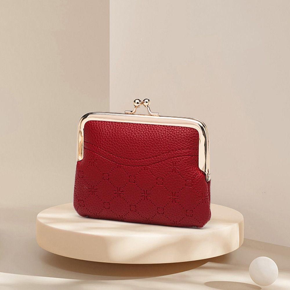 

Кошельки для монет с цветочным узором из искусственной кожи, держатель для кредитных карт, кошелек в корейском стиле, сумка для денег для девочек