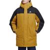 adidas Outdoor Mid-Length Duck Down Warm Jacket Winter Men Jacket Gold H20758