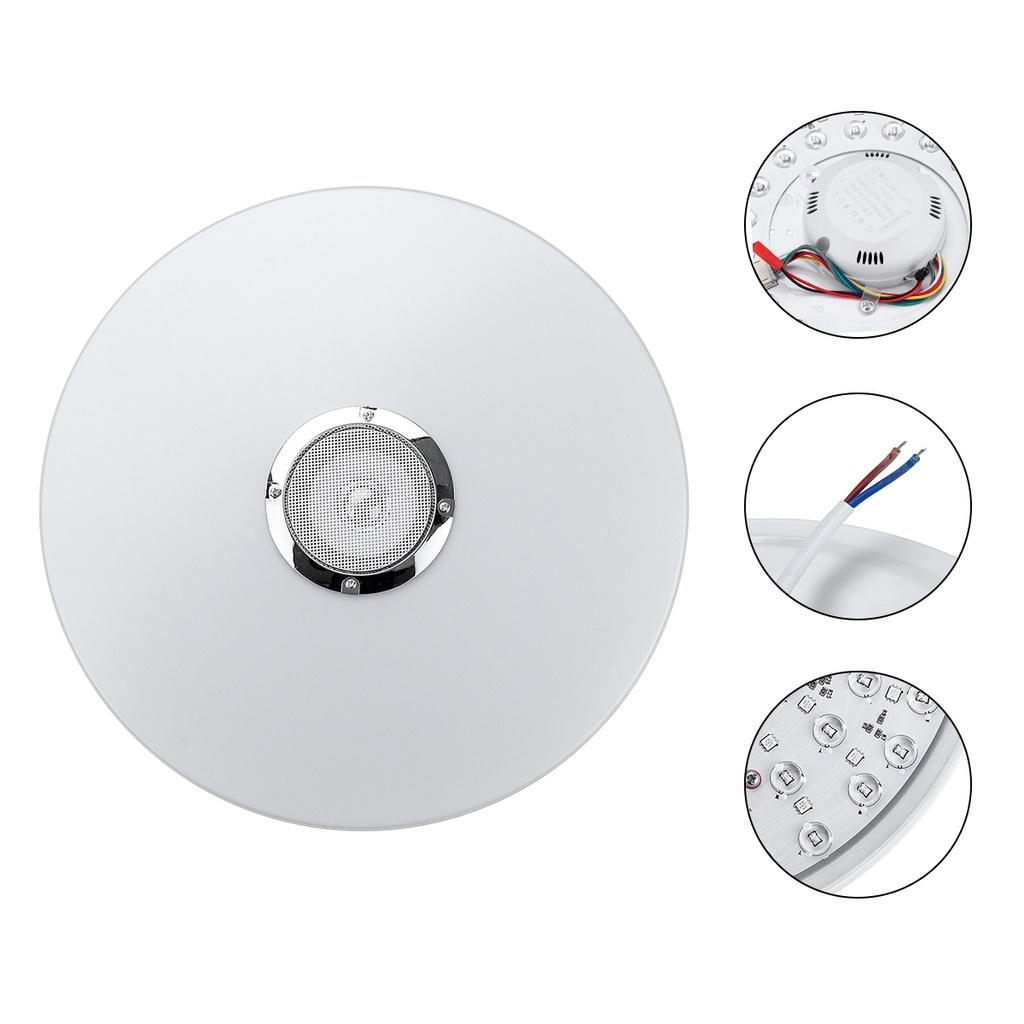 Music RGB Led Ceiling Light Lamp Flush Mount Round Music APP Bluetooth Speaker Smart Ceiling Lamp 36W/72W