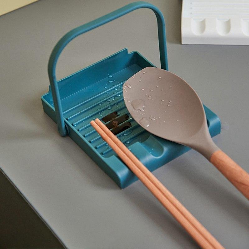 Multifunctional Spatula Storage Rack Household Kitchen Gadget Spoon Pad