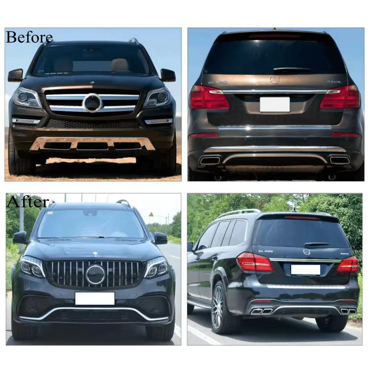 Mercedes-Benz GL-Class X166 (2013-2015) Bumper Upgrade to GLS63 Style