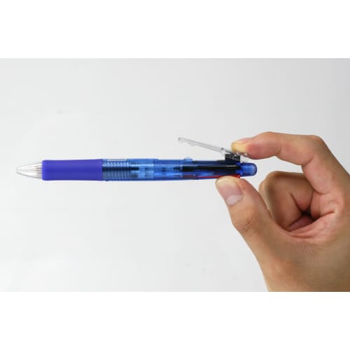 Zebra Multi-Function Pen 4 Colors + Sharp Clip-on Multi Black B4SA1-BK 14.85cm x 1.4cm