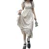 2024 Summer French Floral Puff Sleeve Dress for Women