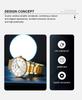 CURREN 8430 Men's Waterproof Quartz Watch with Steel Band, Business Casual Large Dial