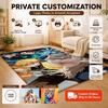 Demon Slayer Swordsmen Trio Patterned Rug Durable Easyclean Carpet For Bedroom Study Home Party Decor Birthday Gift