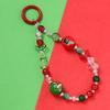 5/10Pcs Wooden Round Printed Beads Christmas Spacer Bead for DIY Bracelet Necklace Earrings  Jewelry Making Accessories 16mm