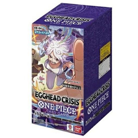 Brand unopened ONE PIECE Card Game Extra Booster Egghead Crisis EB-04 BOX