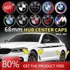2025 Hete 4 stuks 68 mm Auto Wielnaafkap Logo Embleem voor BMW E87 E30 E46 E28 E34 E39 E60 F02 F18 F35 G20 G03 G05 F10