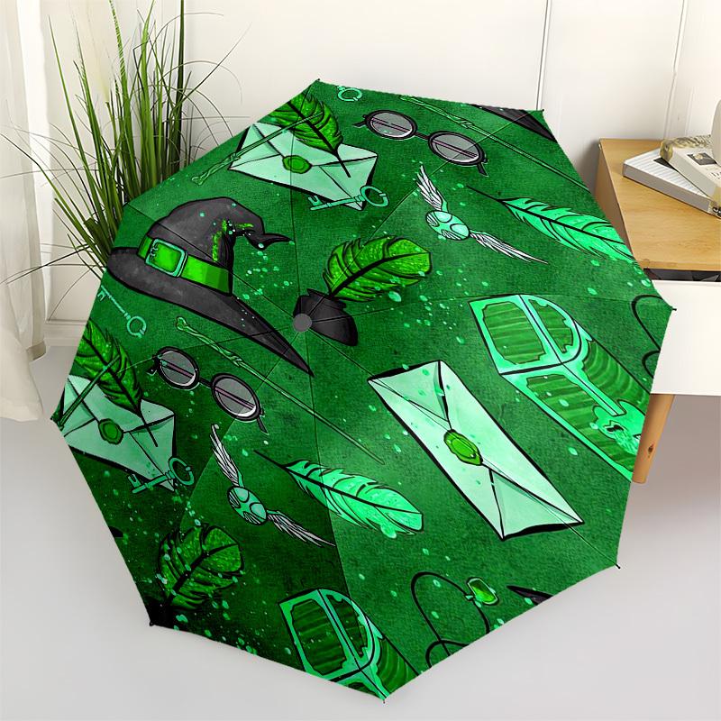 

1pc Witchcraft Elements Umbrella with Plastic Handle,Suitable for All Seasons Travel Outdoor Multi-functional UmbrellaDCS177