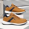 Men'S Classic British Style Casual Business Shoes Low Top Lace-Up Round Toe Everyday Comfort Shoes Minimalist Casual Shoes Laceup Sports Shoes