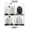 2025 Autumn New Men's American Casual POLO Shirt Lapel Solid Color Versatile Loose Long-sleeved Button Pullover