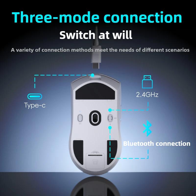 Professional 300IPS 60G Acceleration Gaming Mouse 16000DPI TTC Gold Dustproof Micro Switches 1000Hz 3-Mode Connection