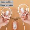 USB akumulator ssanie piersi inteligentny wibrator 12 poziomów wibrujący kobiecy orgazm wibrator piersi prywatność orgazm zestaw produkty dla dorosłych