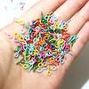 200Pcs/lot 8*4mm Colorful Small Tiny Mini Eye Pins Eyepins Hooks Eyelets Screw For DIY Jewelry Making Supplies Accessories