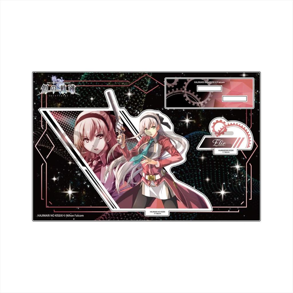 Trails of Cold Steel Acrylic Figure Ellie Acrylic Figure Ellie Body W95 x H145mm Made of acrylic Cut-in Cut-in size Approx.