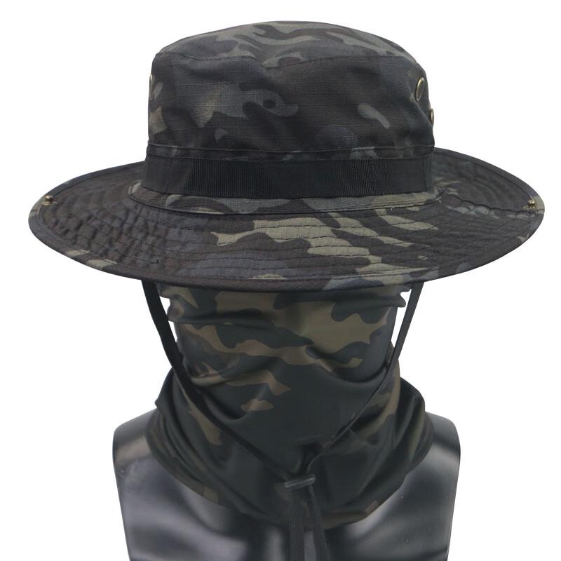 Summer Camouflage Tactical Boonie Hat Set