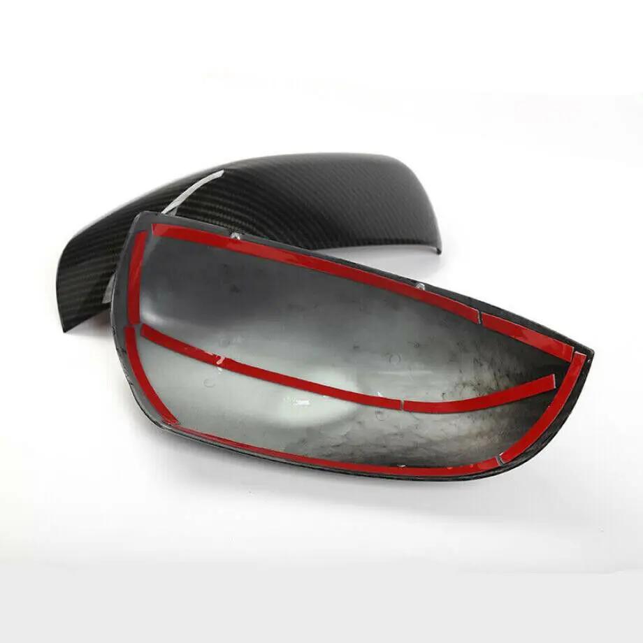 For Jeep Cherokee 2014-2018 Compass 2017-2019 Car Sticker Rearview Side Mirror Cover Wing Cap Exterior Door Rear View Case Trim