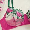 European and American interest embroidery sexy hot interest perspective underwear set