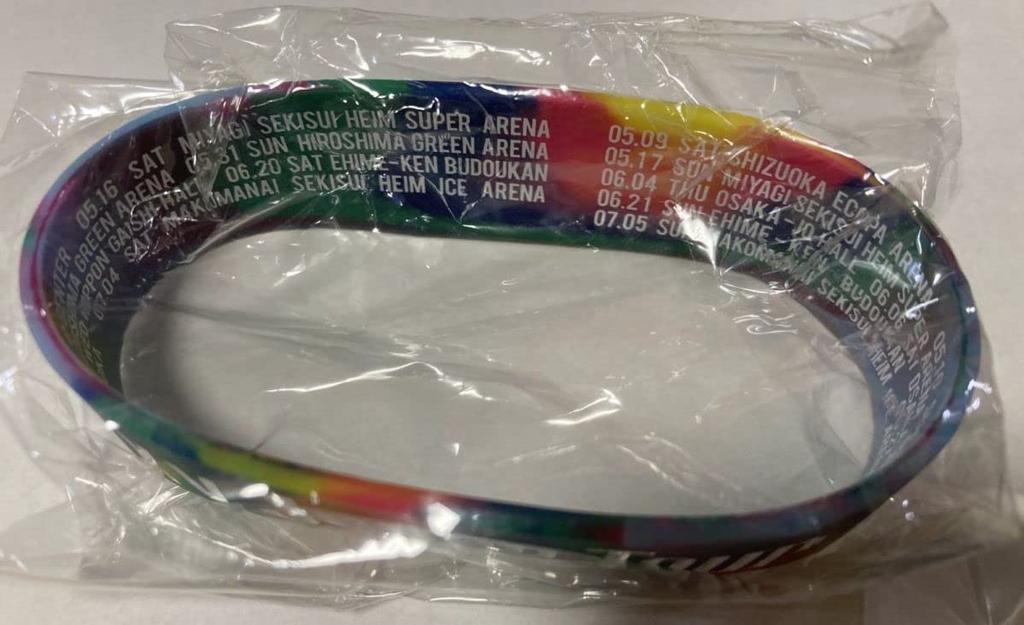 ONE OK ROCK 2015 "35xxxv" JAPAN TOUR Official Merchandise Rubber Band (Rainbow)