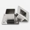 Universal Wall Mounted Pipe Bracket Heavy Duty Steel Construction Side Mount Flange Base Brackets For Closet Rod