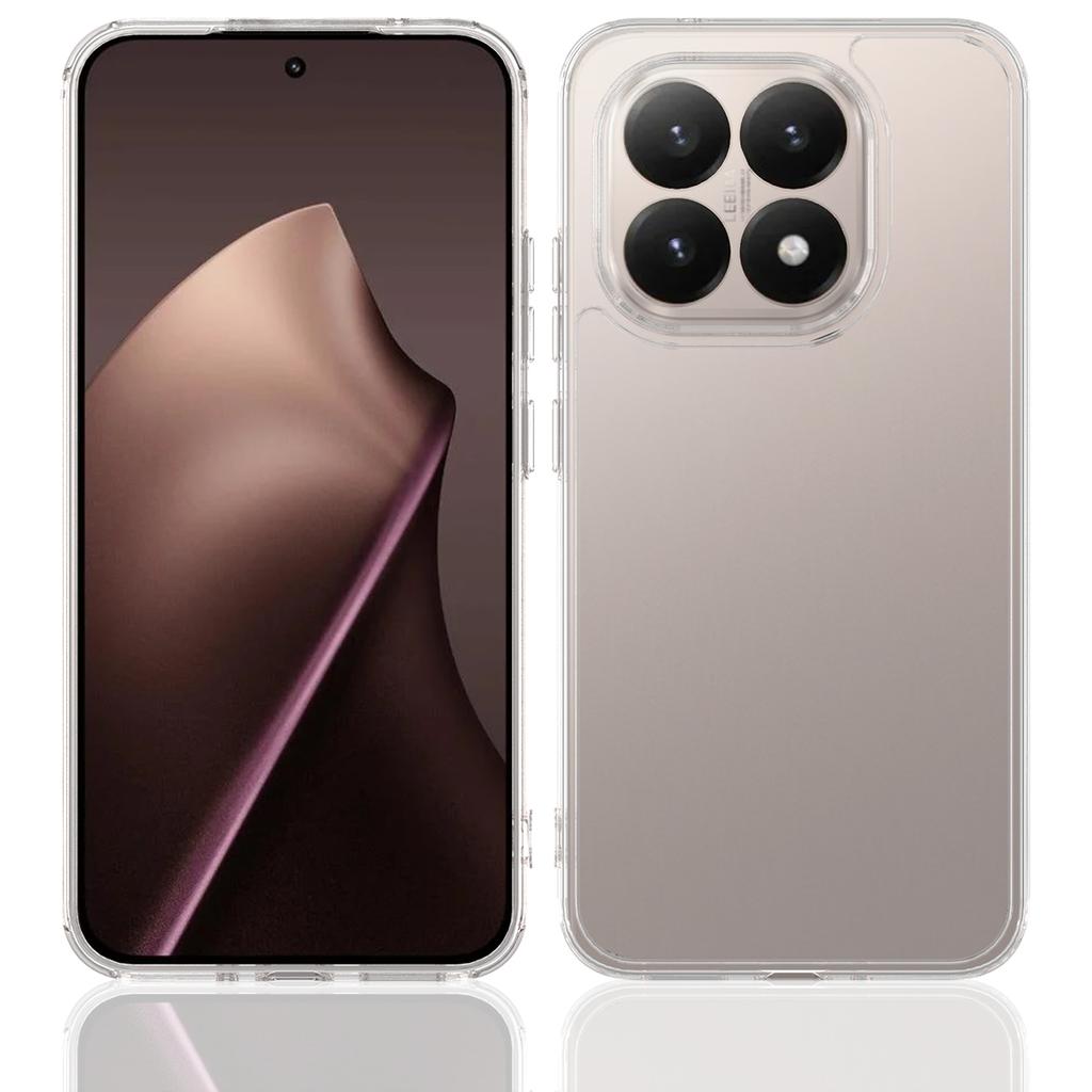 For Xiaomi 17 Clear Phone Case TPU+Acrylic Shockproof Phone Back Cover