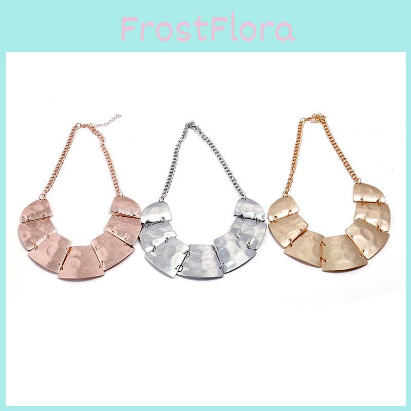 Geometric Metal Personality Smooth Design Spliced Necklace For Accessories
