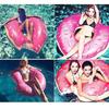 Inflatable Donut Float Swimming Ring 120cm @R7