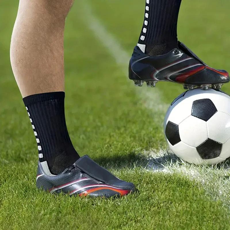 Neue Fußballsocken für Herren Outdoor-Sport Greifsocken Silikon Anti-Rutsch-Socken Fußball Basketball Sportsocken