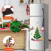 Magnetic Christmas Tree For Refrigerator Door Decor - With Santa Reindeer Holiday Magnets & Festive Fridge Metal Garage Stickers