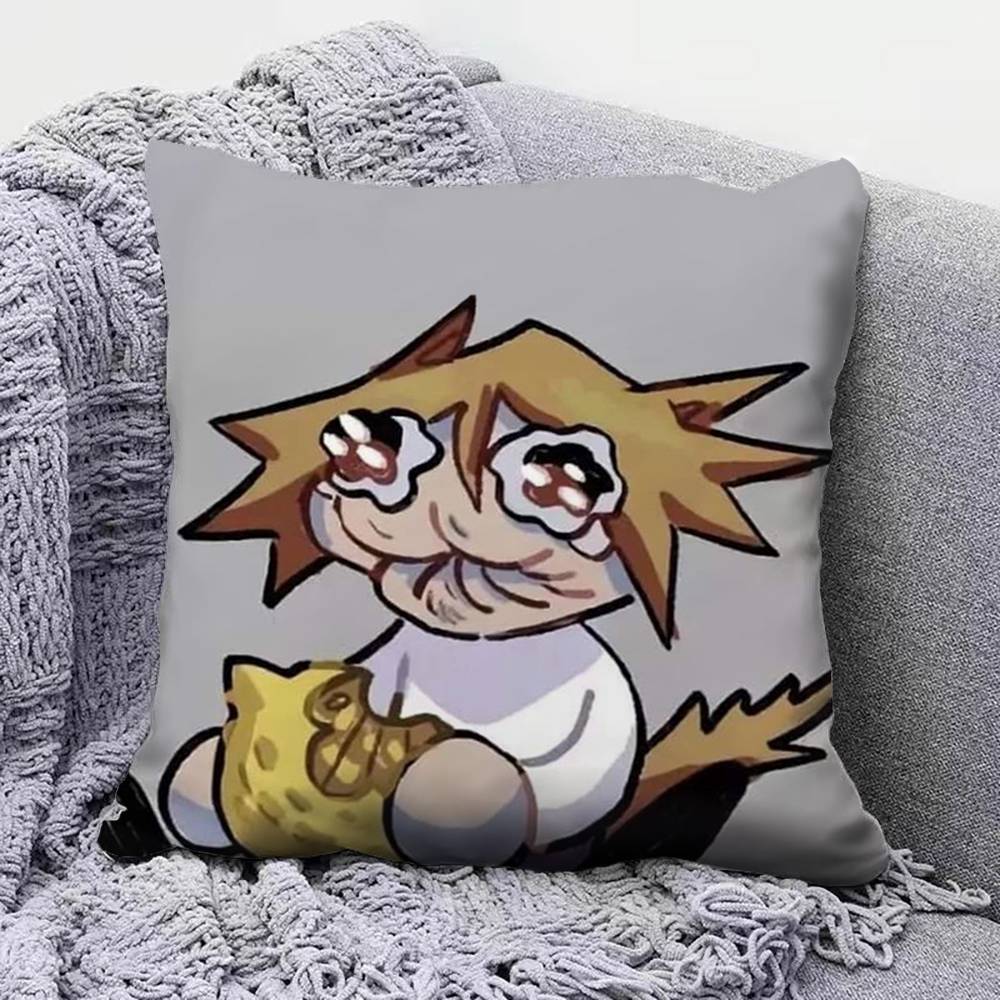 Memes Engraçados de Gato Neko Arc Capas de Almofada para Sofá de Casa e Capas de Almofada Decorativas Personalizadas