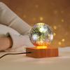 Creative Romantic Starry LED Night Light - USB Plug-In Bedroom Bedside Lamp