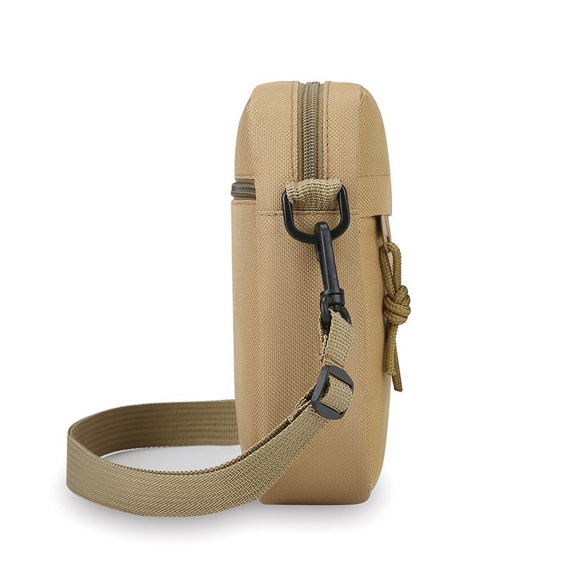 Borsa da Uomo Semplice Monocolore Mini Quadrata Piccola a Spalla Borsa a Spalla per il Tempo Libero Borsa a Tracolla Borsa Portatile per Telefono Cellulare