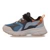 Li Ning Youth Comfortable Non-Slip Shock Absorbing Wear-Resistant Breathable Lightweight Casual Sports Shoes Kids Sneakers Blue Gray YKFR054-5