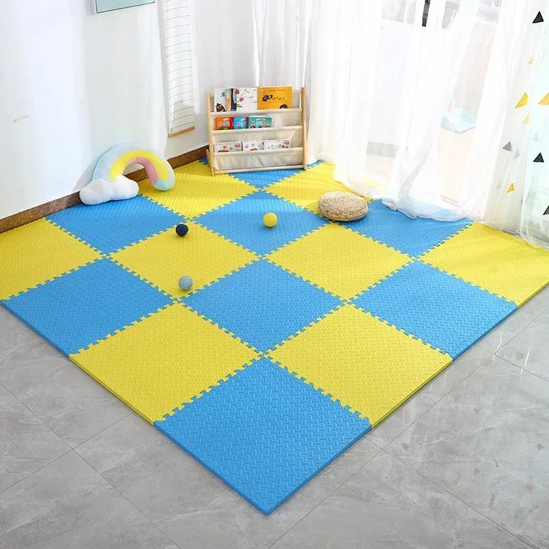 4-16PCS Interlocking Baby Play Mat Thick Soft Carpet Floor Mat Children Room Activities Mat For Baby Kids Carpet Mats Foam Rug
