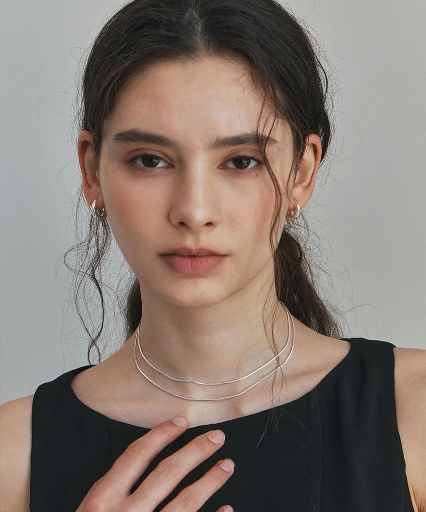 Judy And Paul Double Line Layered Necklace