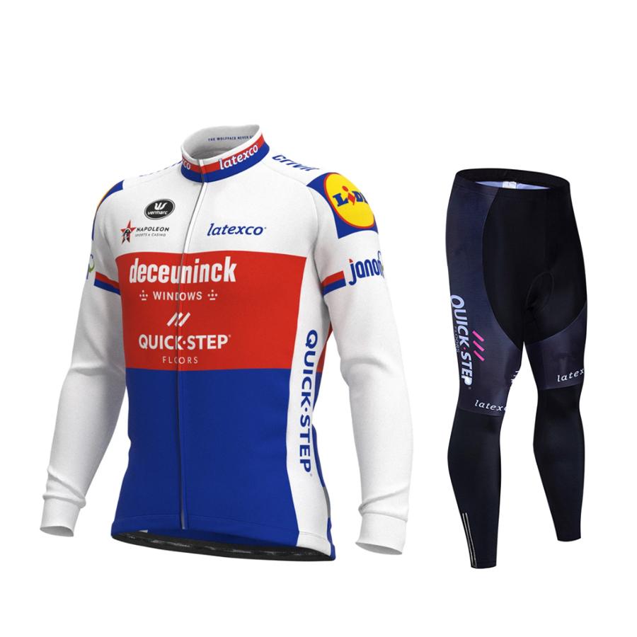 2026 QUICK STEP Pro Cycling Jersey Set Long Sleeve MTB Bike Clothes Wear Bicycle Cycling Clothing Ropa Maillot Ciclismo