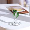 Exquisites Crystal King Snake Sculpture Snake Statue Enhancing Living Room or Office Aesthetic Appeal Home Decors