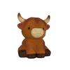 Cattle Highland Table Lamp Resin Night Light Bedside Desk Home Decor Whimsical Rustic Cozy For Animal Lovers Kids Holidays Gift