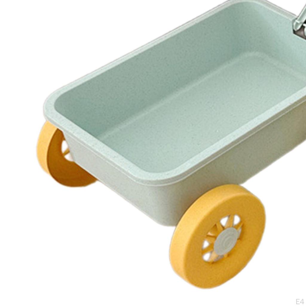 Çocuklar İçin Hayali Oyun, Küçük Araba, Plaj Oyuncağı, Kum Tekerleği, Su Kovası, Banyo Oyuncağı Aleti