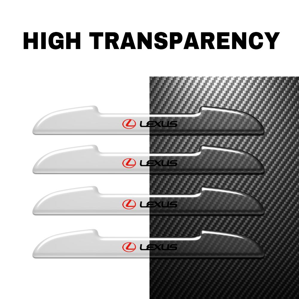 2026 Hot Interior Stickers 4pcs For Lexus F SPORT ES LS IS GS LC RC CT200h GS300 Car Door Edge Collision Prevention Bumper Strip