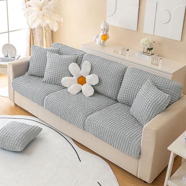 

Эластичный секционный чехол для подушки на сиденье дивана, толстый чехол на сиденье кресла, L-образный чехол для дивана, чехлы для мебели для гостиной Normal Size (S)-1pc серый